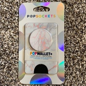 BNIP Rose Gold Marble POP Wallet by popsocket